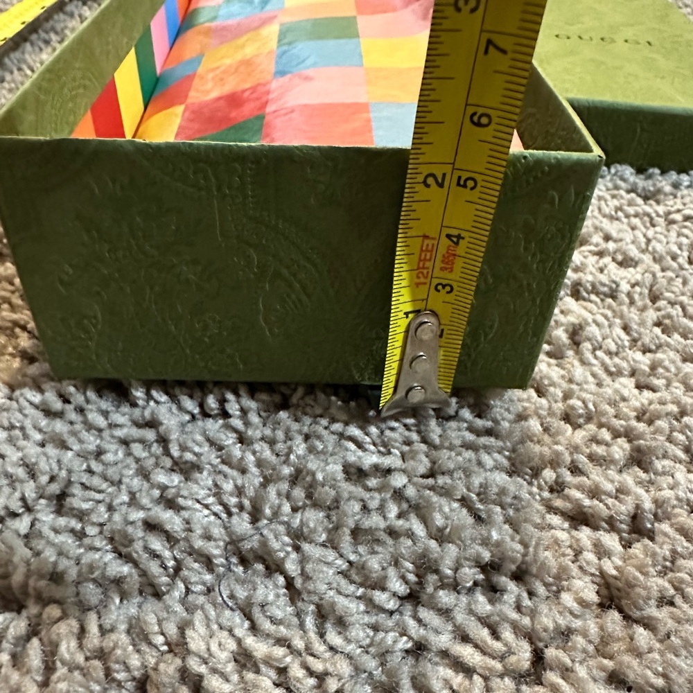 Gucci Box With Colorful Checkered Inside - Picture 7 of 7
